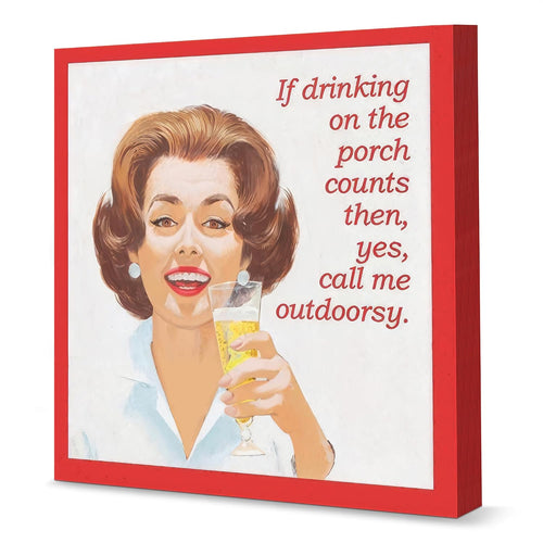 20 Pcs Funny Cocktail Napkins - Red & White