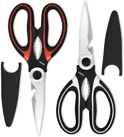 2 Pcs Heavy Duty Kitchen Scissors for Food
