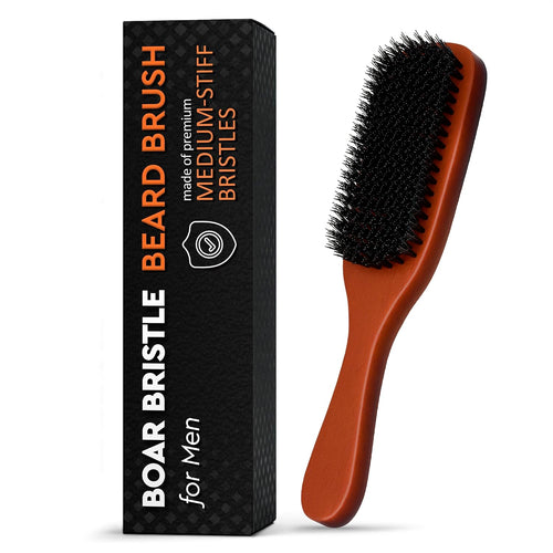 Mens Beard Brush with Handle