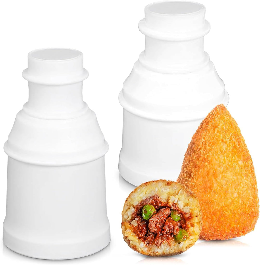 2 Pcs Arancini Maker Mold, Round and Conical
