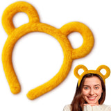 LIBERHAUS Universal Size Yellow Bear Ears Headband