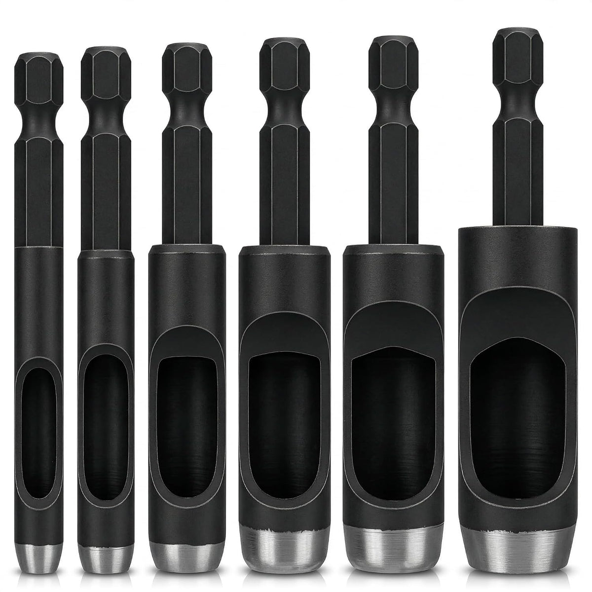 6 Pcs Leather Hole Punch Set