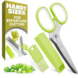 Herb Scissors with 5 Blades and Cover