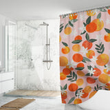 LIBERHAUS Peach Shower Curtain 70.8 x 70.8 in