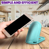 LIBERHAUS 12 Pcs Foldable Cell Phone Stand for Desk with Silicone Pads