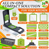 14-in-1 Vegetable Chopper with Container