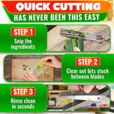 Herb Scissors with 5 Blades and Cover