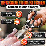 2 Pcs Heavy Duty Kitchen Scissors for Food