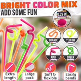 200 Pcs Extra Long Straws Disposable