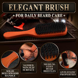 Mens Beard Brush with Handle