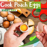 6 Pcs Egg Cooker for Hard Boiled Eggs