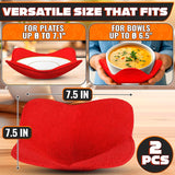 LIBERHAUS Microwave Bowl Holder 2-Pack