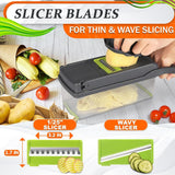 14-in-1 Vegetable Chopper with Container