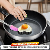 5 Pcs Pancake Mold Set, Stainless Steel