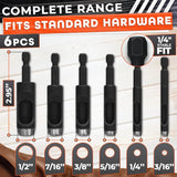 6 Pcs Leather Hole Punch Set