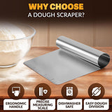 Stainless Steel Bench Scraper