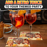 20 Pcs Funny Cocktail Napkins - Orange