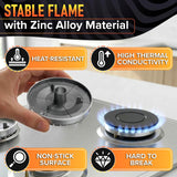 LIBERHAUS 4 Pcs Gas Stove Burner Replacement