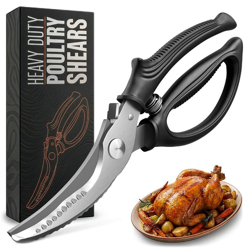 Poultry Shears Heavy Duty, Stainless Steel