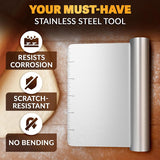 Stainless Steel Bench Scraper