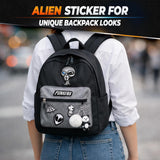 6 Pcs Alien Patch, Embroidered Cotton-Polyester