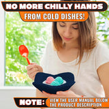 LIBERHAUS Microwave Bowl Holder 4-Pack - Blue