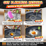5 Pcs Pancake Mold Set, Stainless Steel