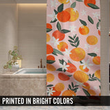 LIBERHAUS Peach Shower Curtain 70.8 x 70.8 in