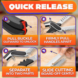 7-in-1 Cutting Board Scissors for Food