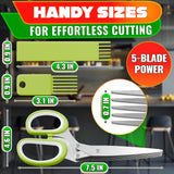 Herb Scissors with 5 Blades and Cover