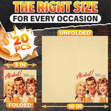 20 Pcs Funny Cocktail Napkins - Orange