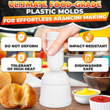2 Pcs Arancini Maker Mold, Round and Conical