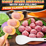 2 Pcs Rice Ball Mold Set, Shake to Make 3 Bite-Size Balls