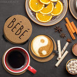 6 Pcs Funny Coasters for Adults with Holder