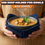 LIBERHAUS Microwave Bowl Holder 4-Pack - Blue