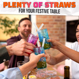 400 Pcs Boba Straws Individually Wrapped - Clear