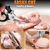 Poultry Shears Heavy Duty, Stainless Steel