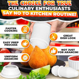 2 Pcs Arancini Maker Mold, Round and Conical