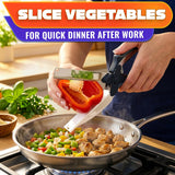 2 in 1 Kitchen Scissors for Food with Cutting Board