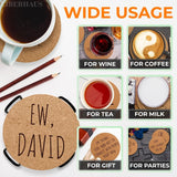 6 Pcs Funny Coasters for Adults with Holder