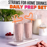 200 Pcs Extra Long Straws Disposable