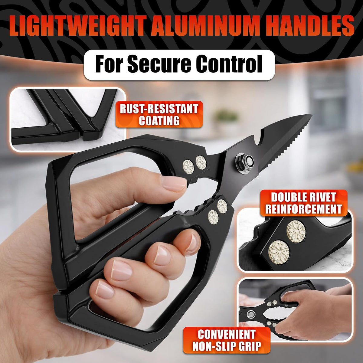 Stainless Steel Poultry Shears Set of 2