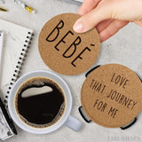 6 Pcs Funny Coasters for Adults with Holder