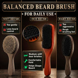 Mens Beard Brush with Handle