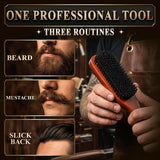 Mens Beard Brush with Handle