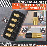 25 Pcs Striker Flint Replacement