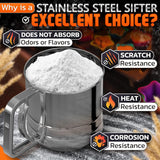 5 Cup Flour Sifter for Baking