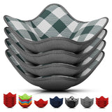 LIBERHAUS Microwave Bowl Holder 4-Pack - Gray Pattern