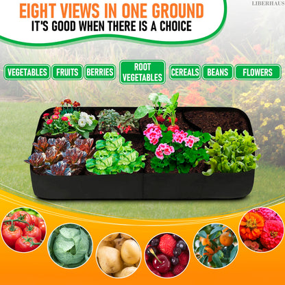 Breathable vegetable garden bed flower pots