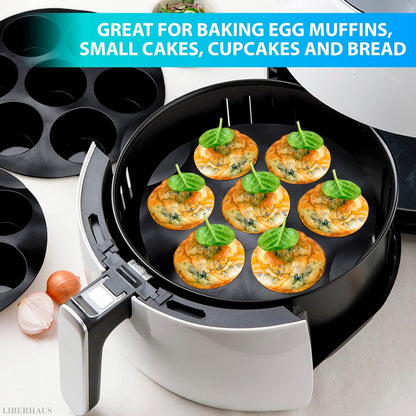 Egg bite maker silicone muffin tins